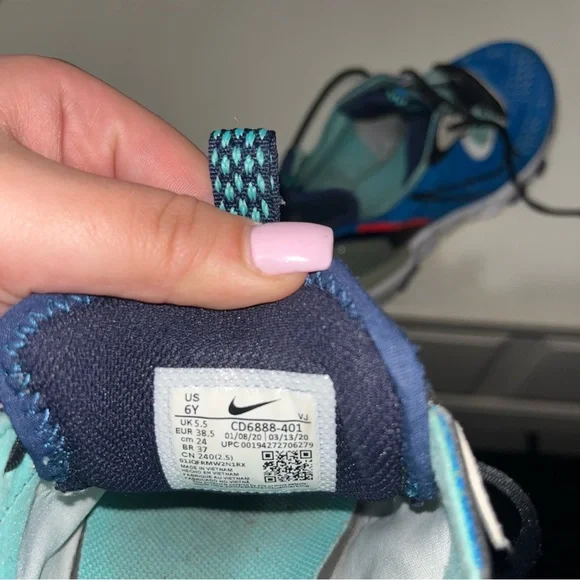 Women’s Nike React Vision blue size 6 - Picture 5 of 6